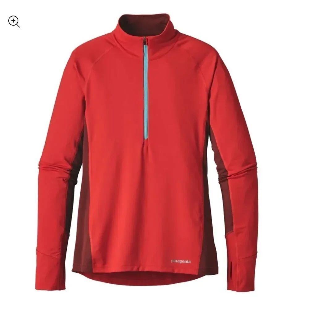 W's Patagonia All Weather Zip Neck Pullover Top sz XL